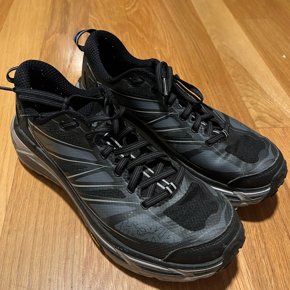 Hoka Men's Black Running Mafate Speed One Shoes